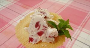 Sorvete de soja com frutas