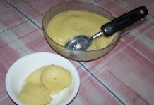 Sorvete de frutas