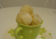 Pão de Queijo sem queijo (base de batata)