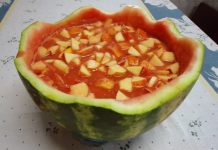 Salpicão de melancia