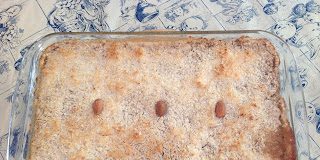 Pudim de mingau de aveia