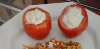 Cardápio para um almoço crudivista