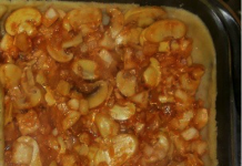 Empadão de palmito sem leite e ovos