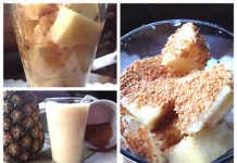 Suco de abacaxi com linhaça