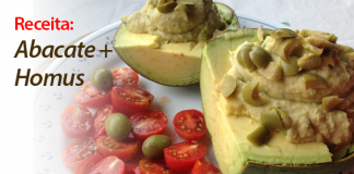 Abacate + homus: refeição simples e completa