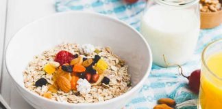 Café da Manhã Vegetariano: Receita de Aveia Demolhada (Sem Glúten) Café da Manhã Vegetariano